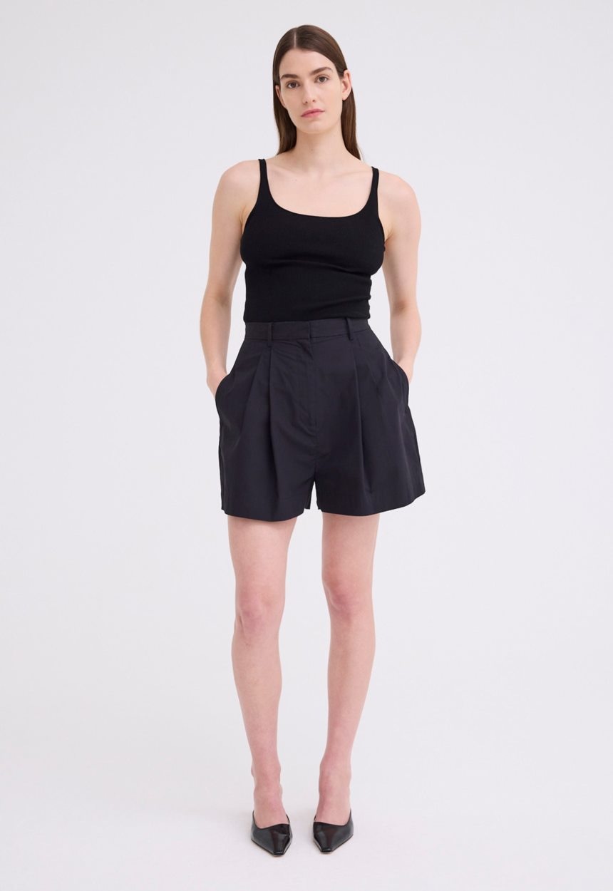 Jac + Jack Nigel Cotton Short - Black